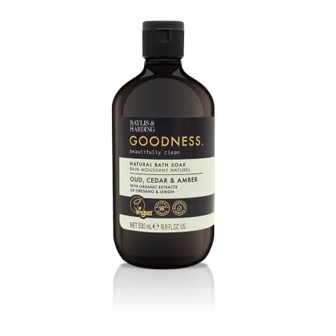 Goodness Bath Soak Oud, Cedar & Amber