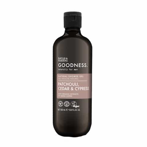 Goodness Men Shower Gel Patchouli, Cedar & Cypress