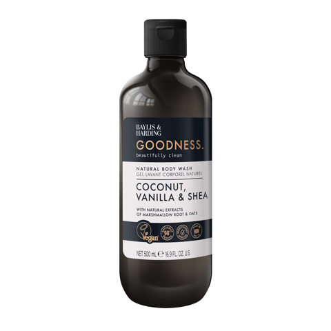 Goodness Body Wash Coconut, Vanilla & Shea