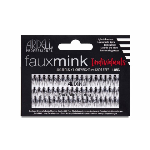 Faux Mink Individuals Long Black