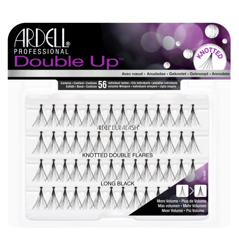 Double Up Individuals Knotted Long Black