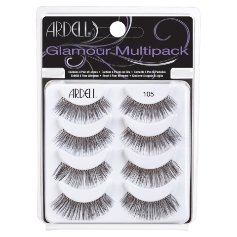 Multipack Glamour 105 Black - 4 pairs
