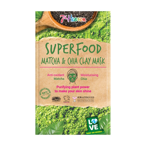 Superfood Clay Mask Matcha & Chia