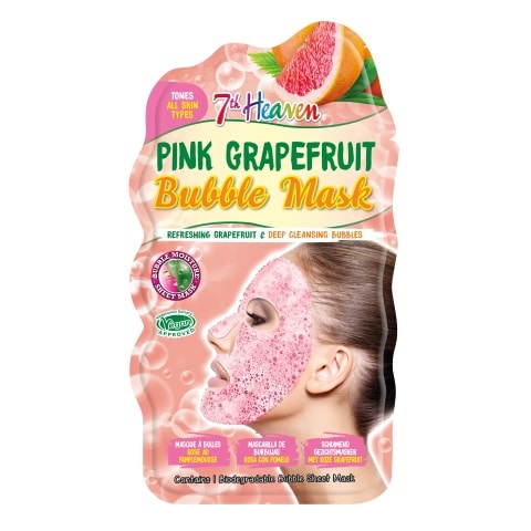 Face Bubble Mask Pink Grapefruit
