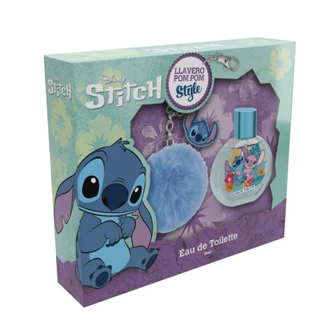 Gift Set Eau de Toilette 50ml & Pom-pom key ring Disney Stitch